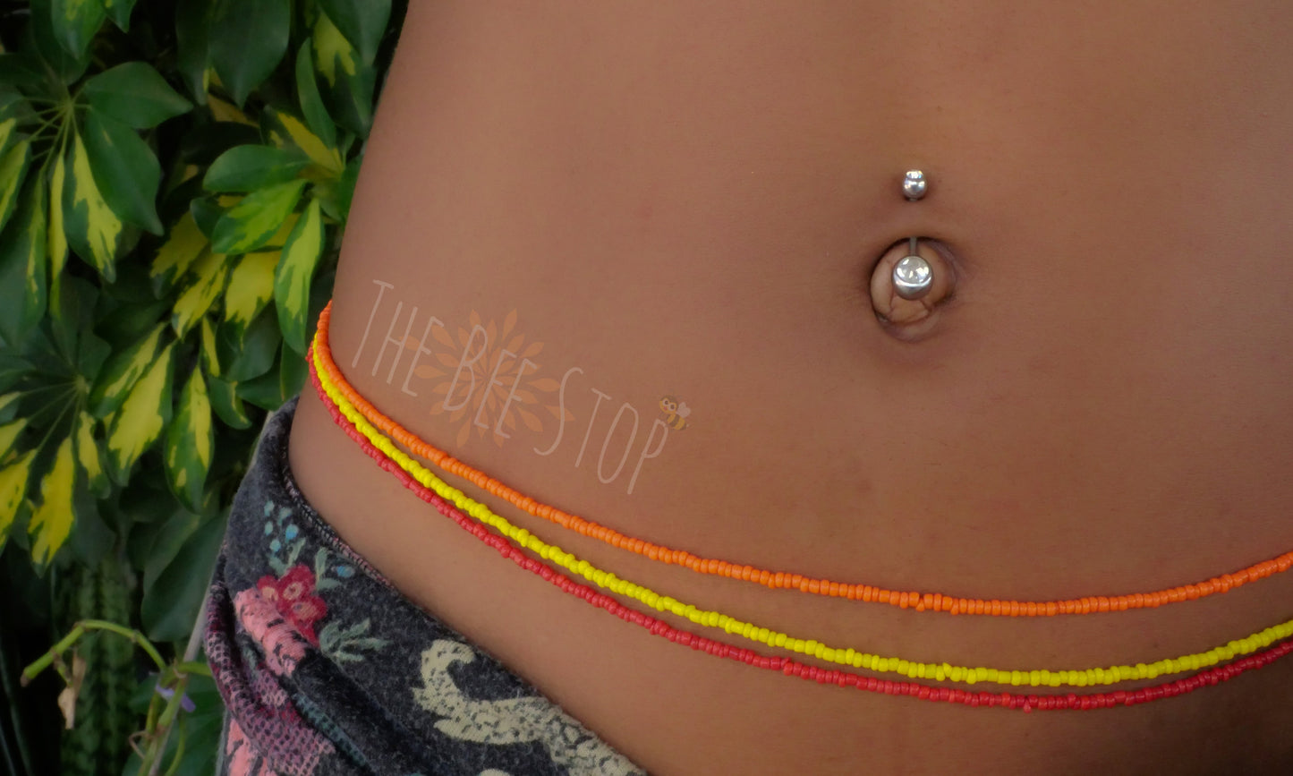 Sun Set 》Waist Beads