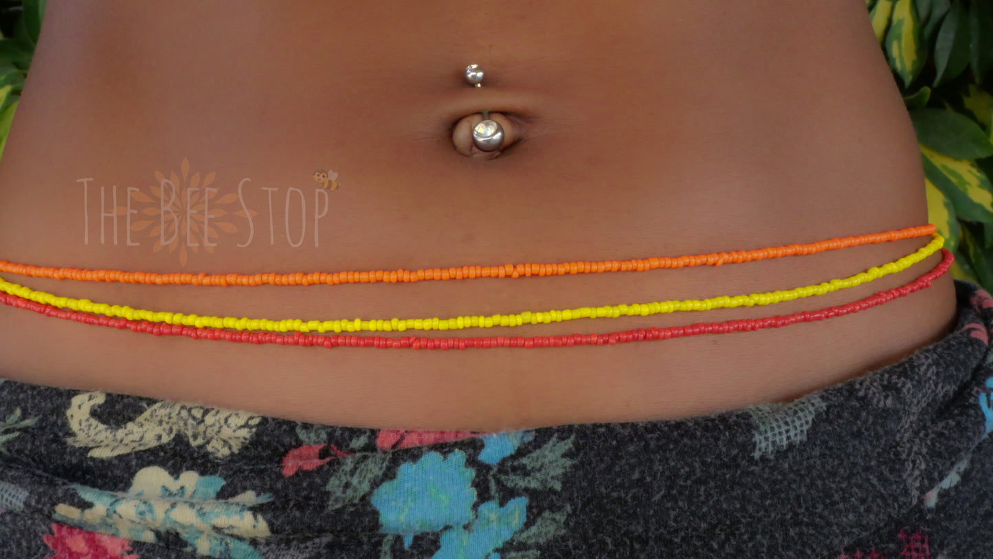 Sun Set 》Waist Beads