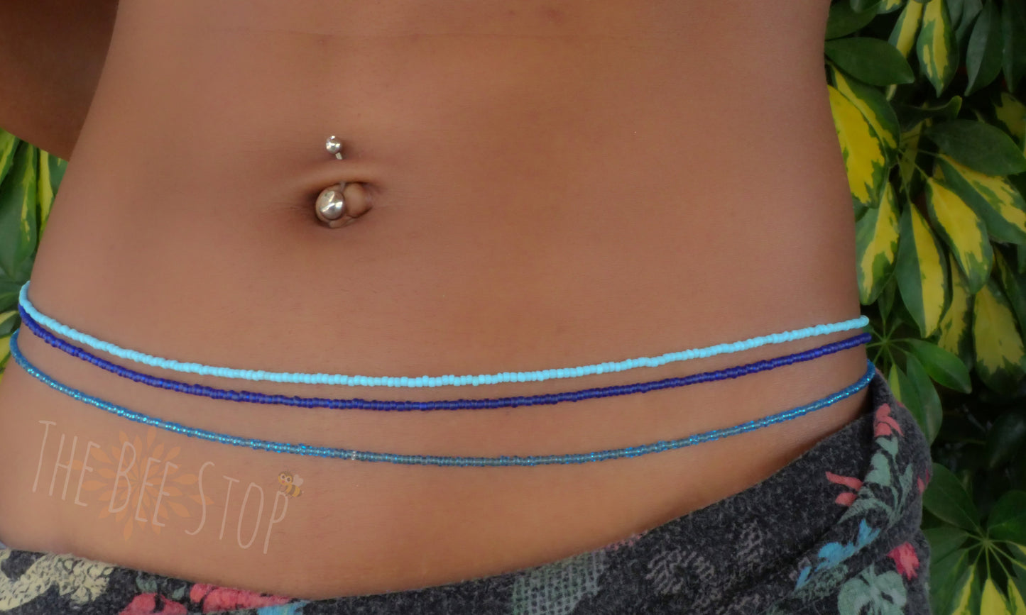 The Blues Set 》Waist Beads