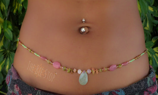 Watermelon Bubblegum 》Waist Beads