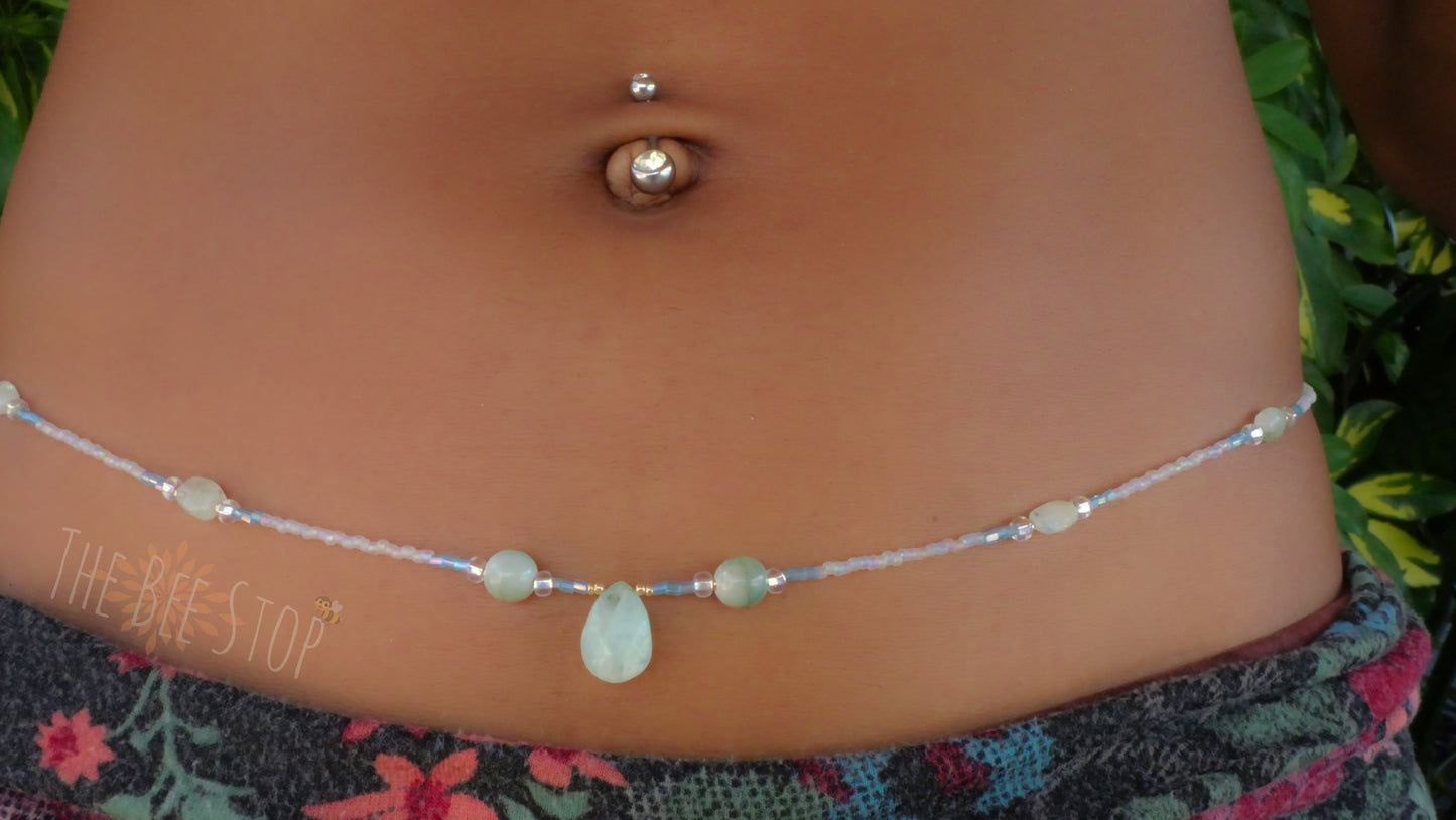 Aquamarine 》Waist Beads