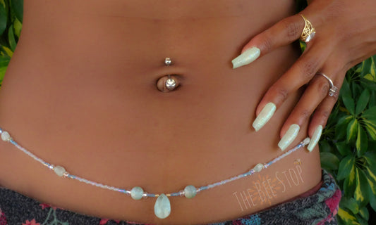 Aquamarine 》Waist Beads