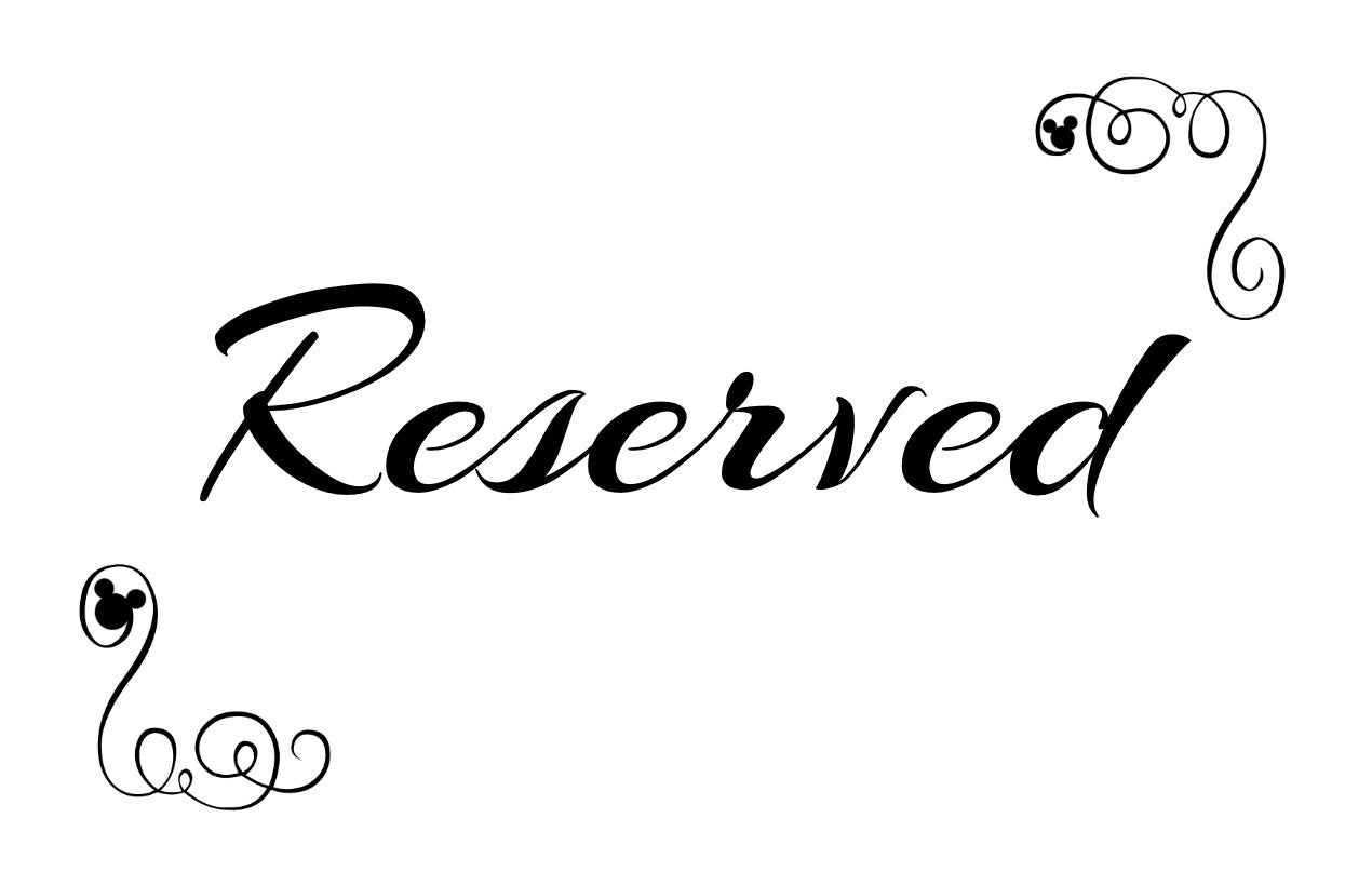 Reserved for Nicole ♡