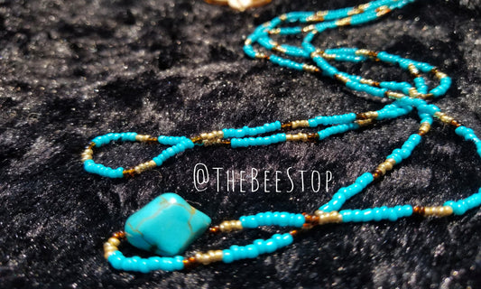 Turquoise Love  》Waist Beads