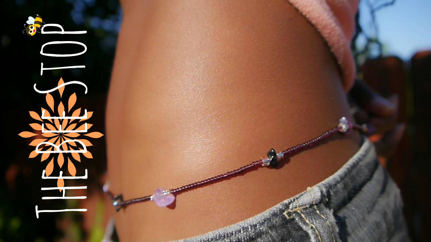 Purple Essence 》Waist Beads